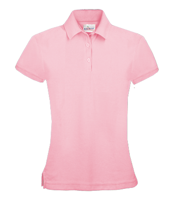 Girls Tapered Pique Polo