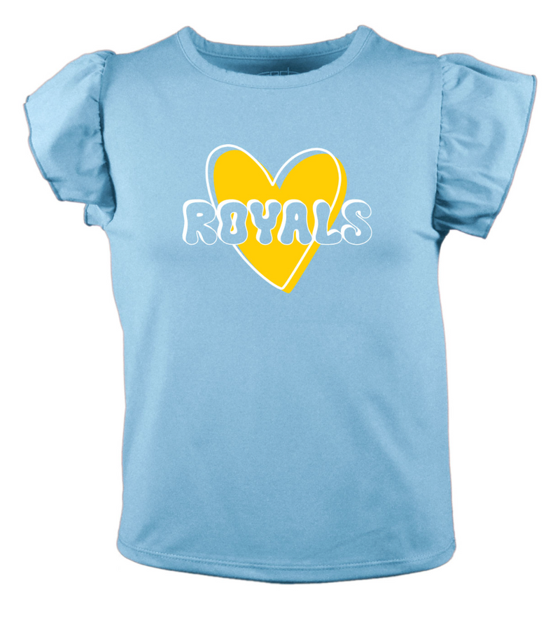 Girls Flutter Sleeve Tee