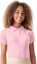 Girls Youth Interlock Polo