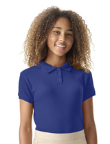 Girls Youth Interlock Polo
