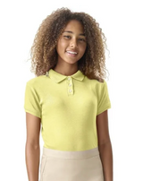Girls Youth Interlock Polo
