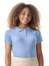Girls Youth Interlock Polo